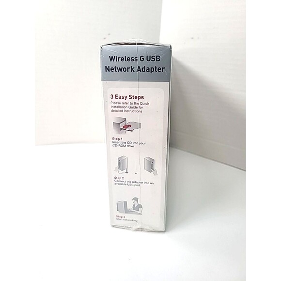 Belkin Wireless G USB Network Adapter Sealed New - Picture 3 of 4